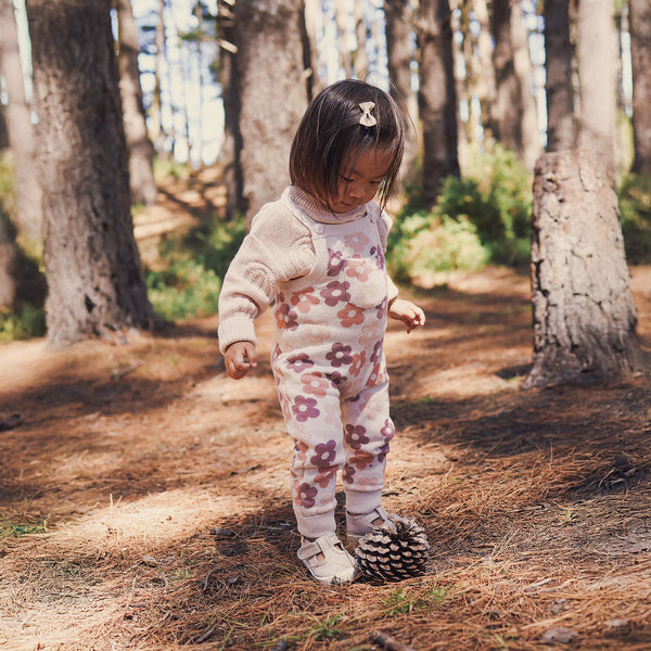 Jacquard Knit Overall - Blooming