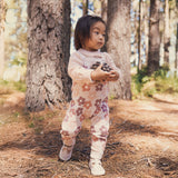 Jacquard Knit Overall - Blooming
