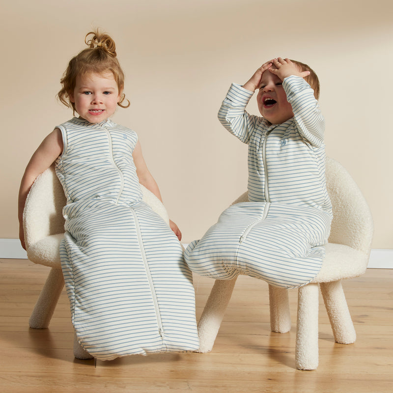 Long Sleeve Sleeping Bag 2.5 TOG - Dusk Blue Stripe