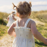 Shirred Romper - Little Petal