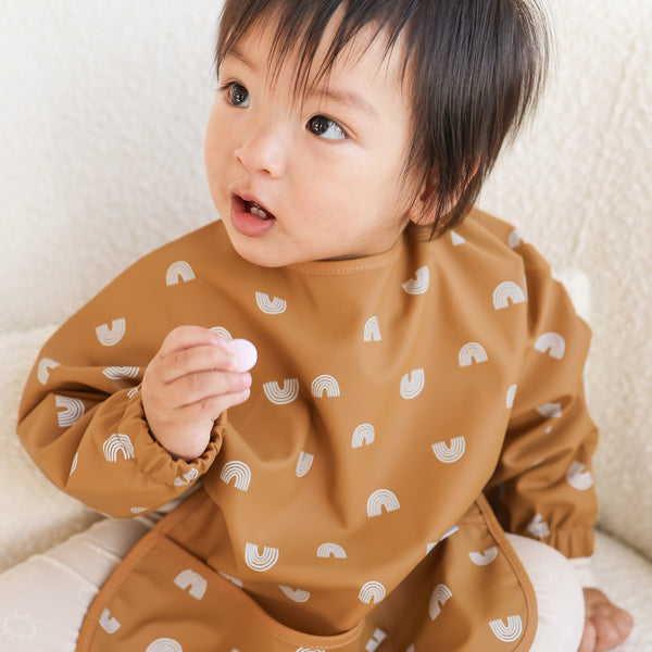 Messy Bib - Caramel Rainbow