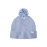 Organic Chunky Rib Knit Beanie - Sky Blue