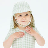 Sunny Hat - Sage Gingham