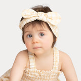 Woven Headband - Sandcastle Check
