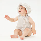 Broad Brim Hat  - Sandstone Stripe