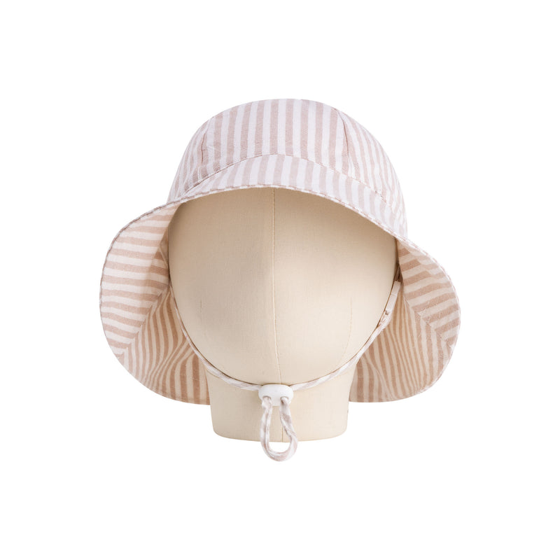 Broad Brim Hat  - Sandstone Stripe