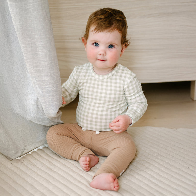 Rib Legging - Mocha