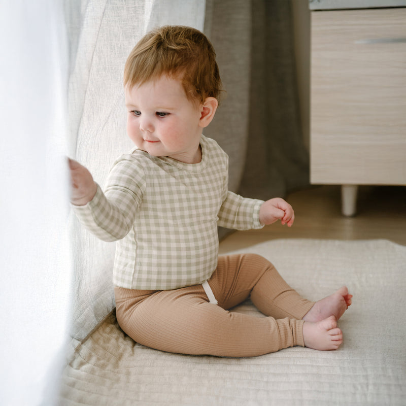 Rib Legging - Mocha