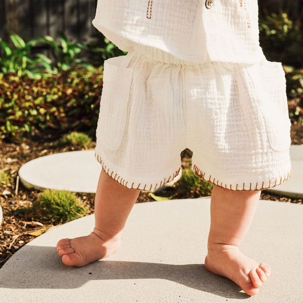Woven Short - Coconut