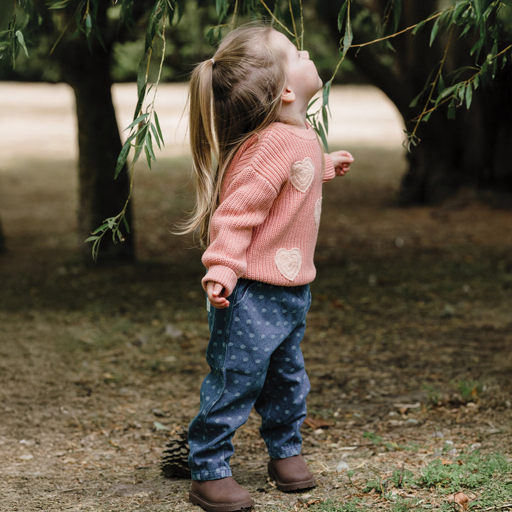 Denim Pant - Denim Dot