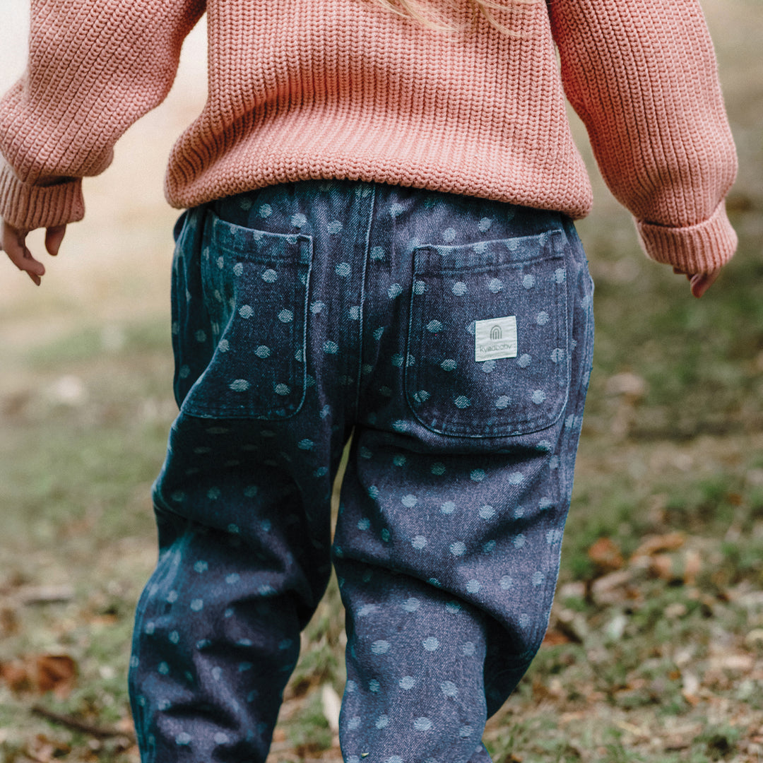 Denim Pant - Denim Dot