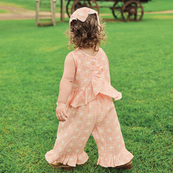 Frill Pant - Check