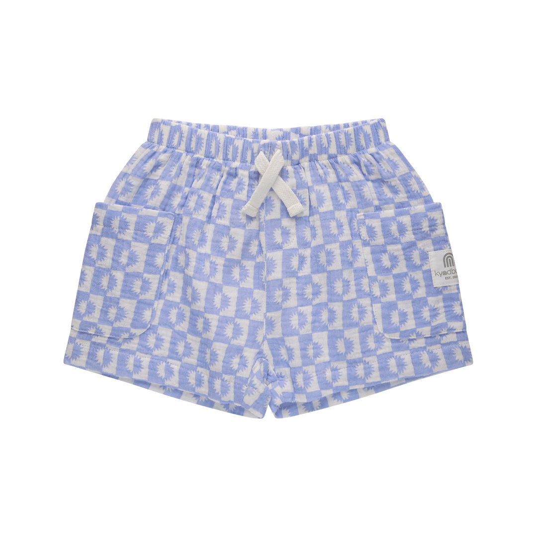Woven Short - Blue Sunrise