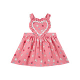 Miffy Heart Pinafore - Strawberry