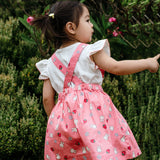 Miffy Heart Pinafore - Strawberry