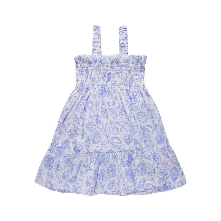 Shirred Dress - Coconut