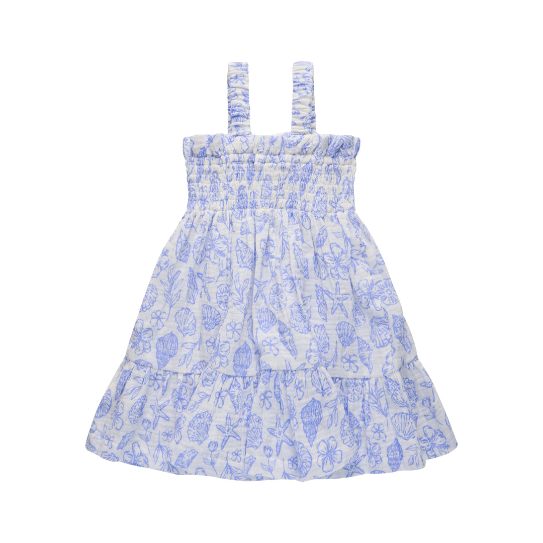 Shirred Dress - Coconut