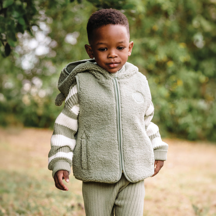 Sherpa Vest - Olive