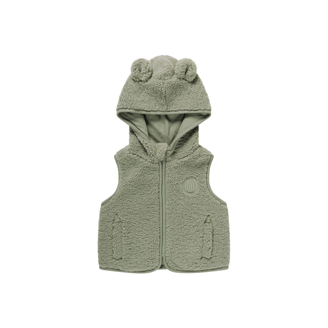 Sherpa Vest - Olive