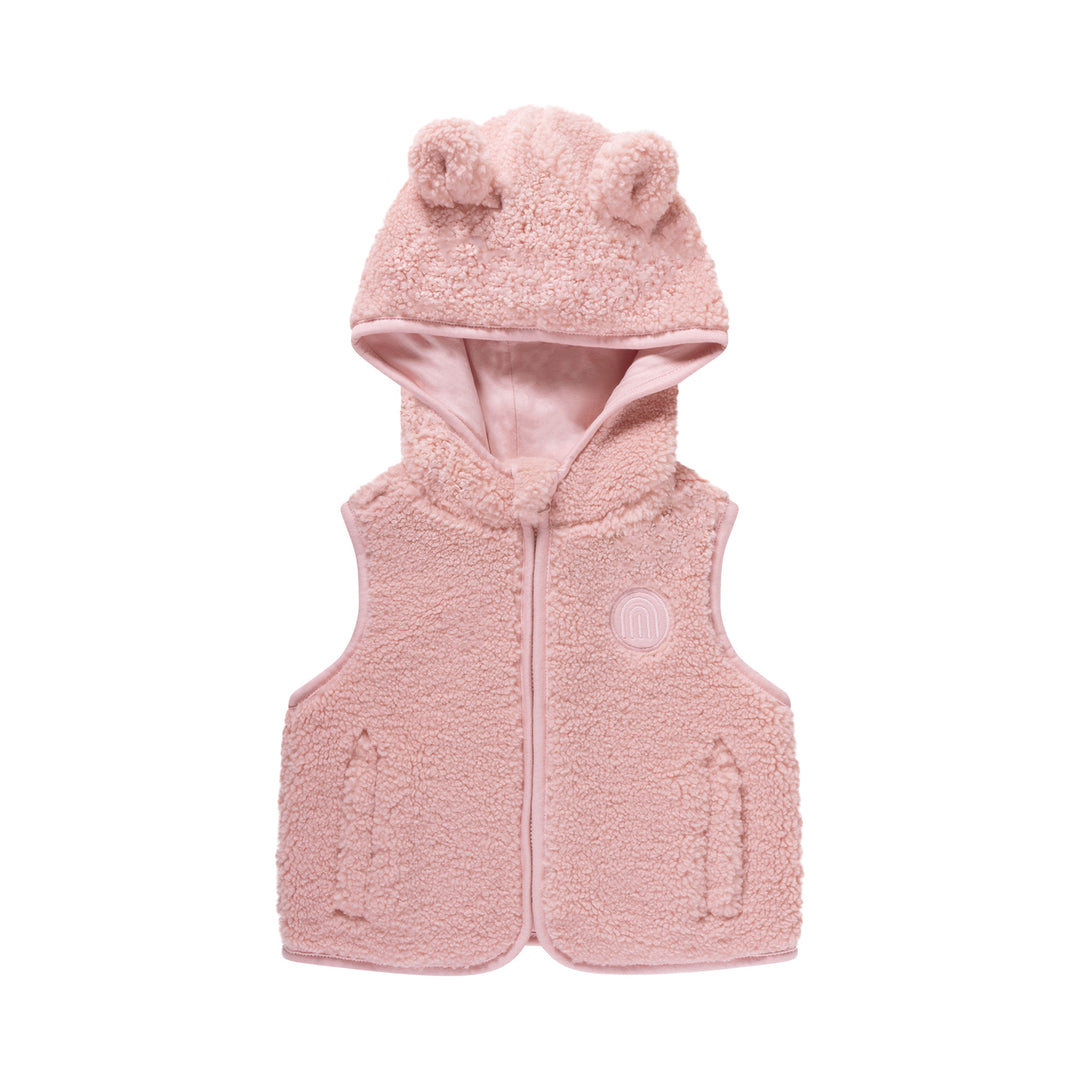 Sherpa Vest - Dusty Lilac