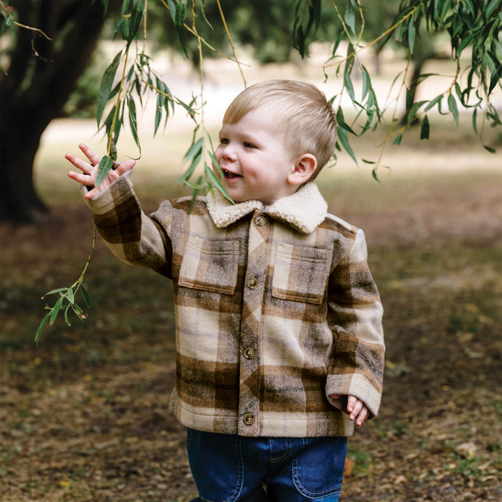 Gingham Shacket - Multi Check