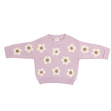 Jacquard Knit Jumper - Orchid Bloom