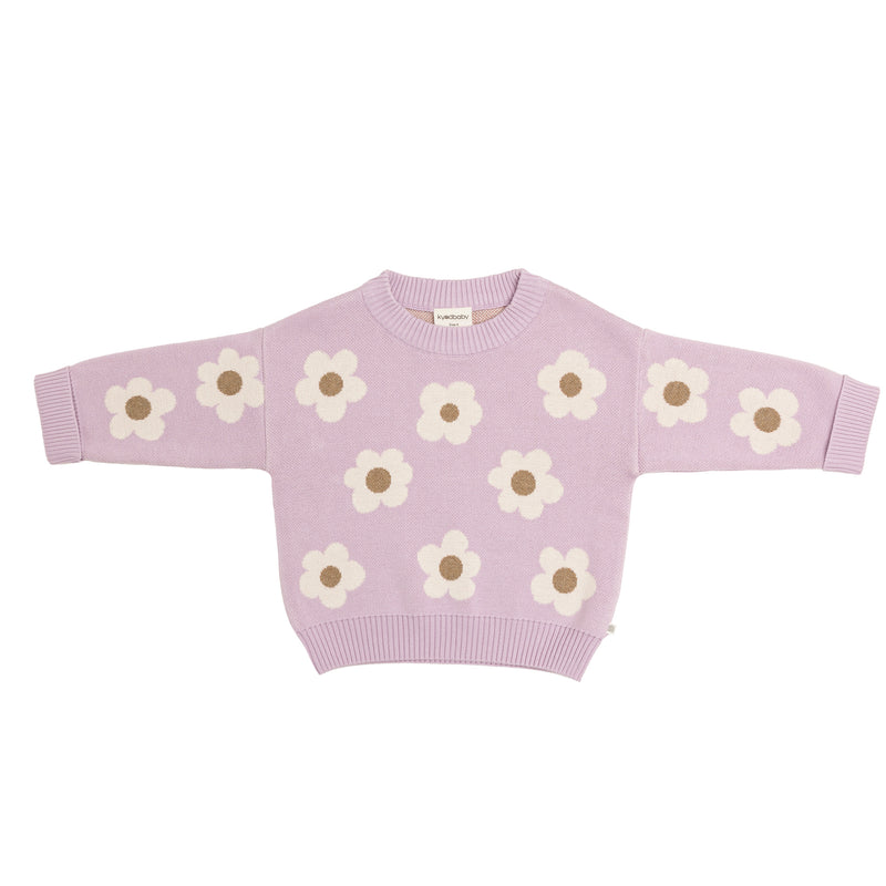 Jacquard Knit Jumper - Orchid Bloom