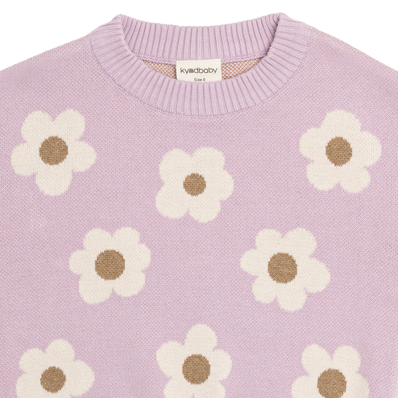 Jacquard Knit Jumper - Orchid Bloom
