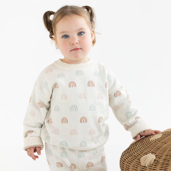 Jacquard Knit Jumper  - Over the Rainbow