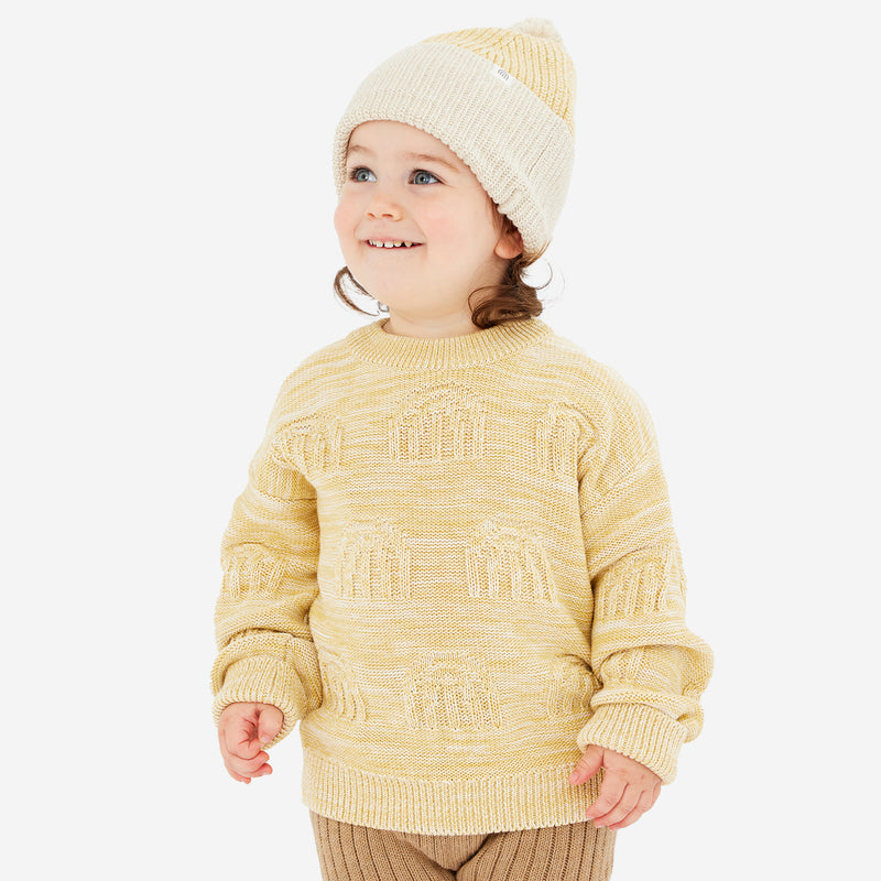 Rainbow Decorative Knit Jumper Butter Rainbow