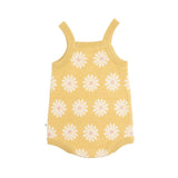 Jacquard Knit Summer Romper - Buttercup Daisy
