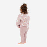 Chunky Rib Knit Pant - Dusty Lilac
