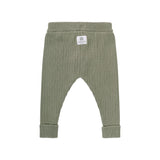 Organic Chunky Rib Knit Pant - Olive
