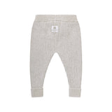 Organic Chunky Rib Knit Pant - Snow Marle