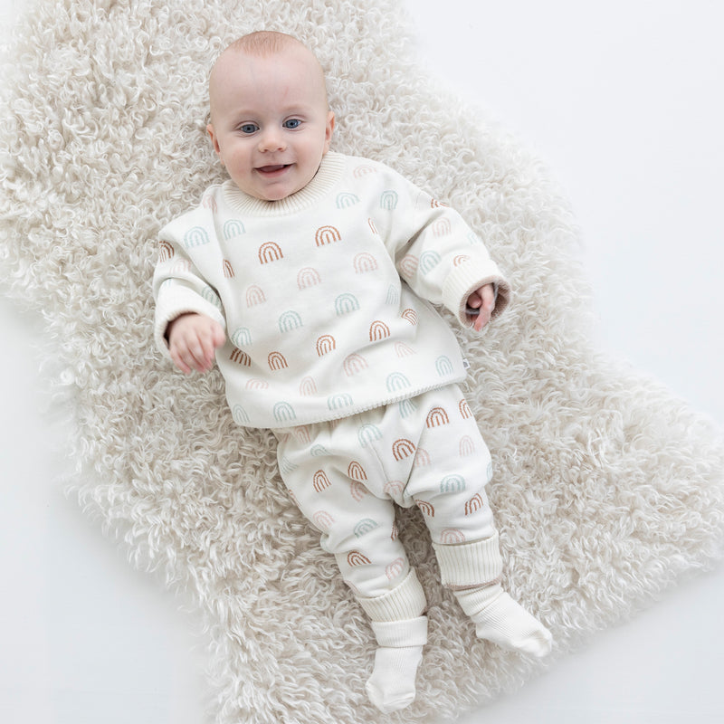 Jacquard Knit Pant  - Over the Rainbow