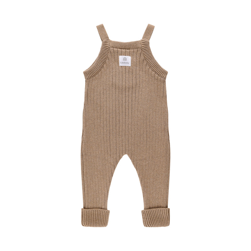 Knit Chunky Overall - Caramel