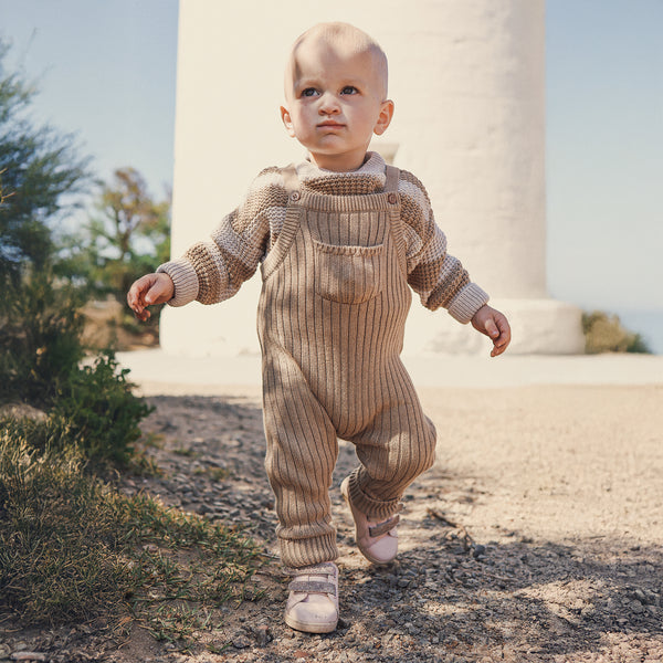 Knit Chunky Overall - Caramel