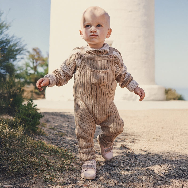 Knit Chunky Overall - Caramel
