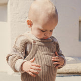 Knit Chunky Overall - Caramel