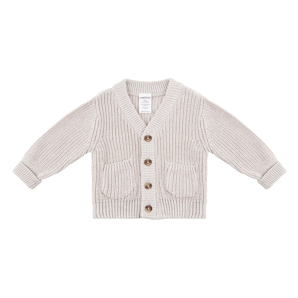 Chunky Knit Cardigan - Oatmeal