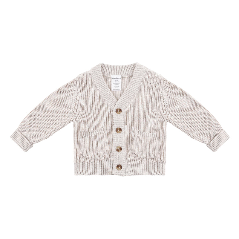 Chunky Knit Cardigan - Oatmeal