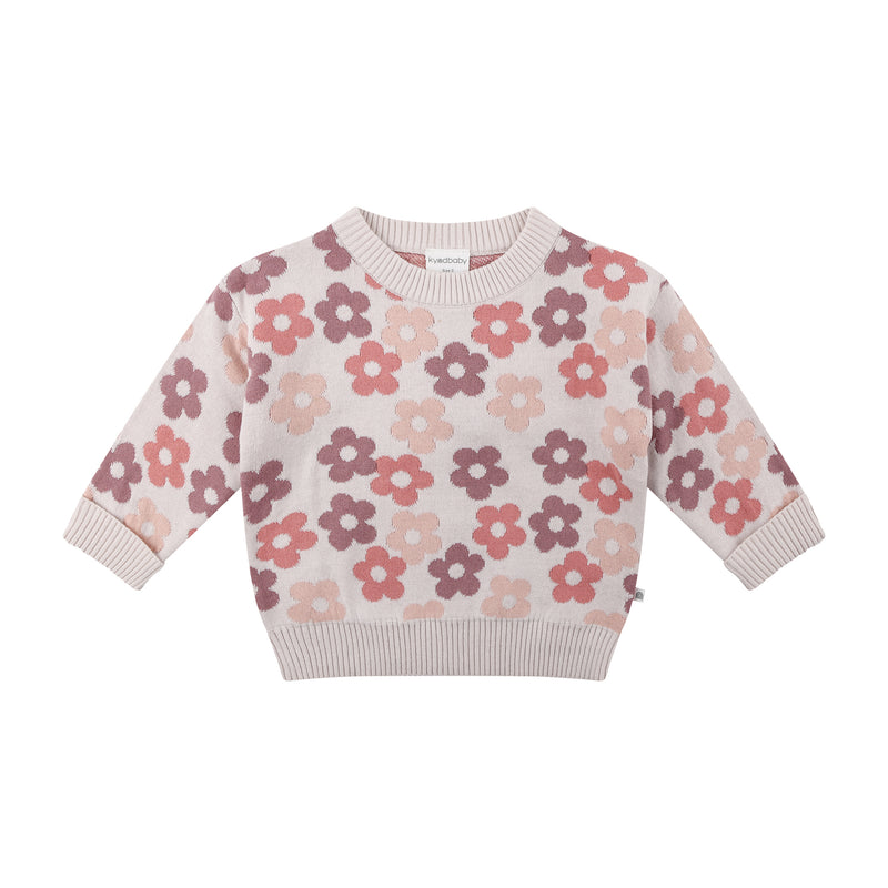 Jacquard Knit Jumper - Blooming