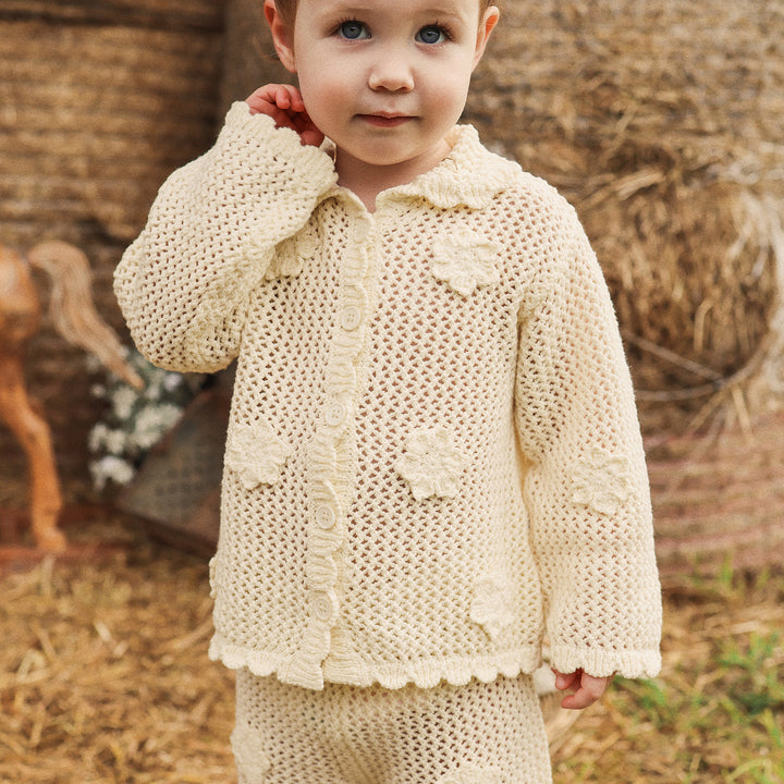 Crochet Cardigan - Vanilla