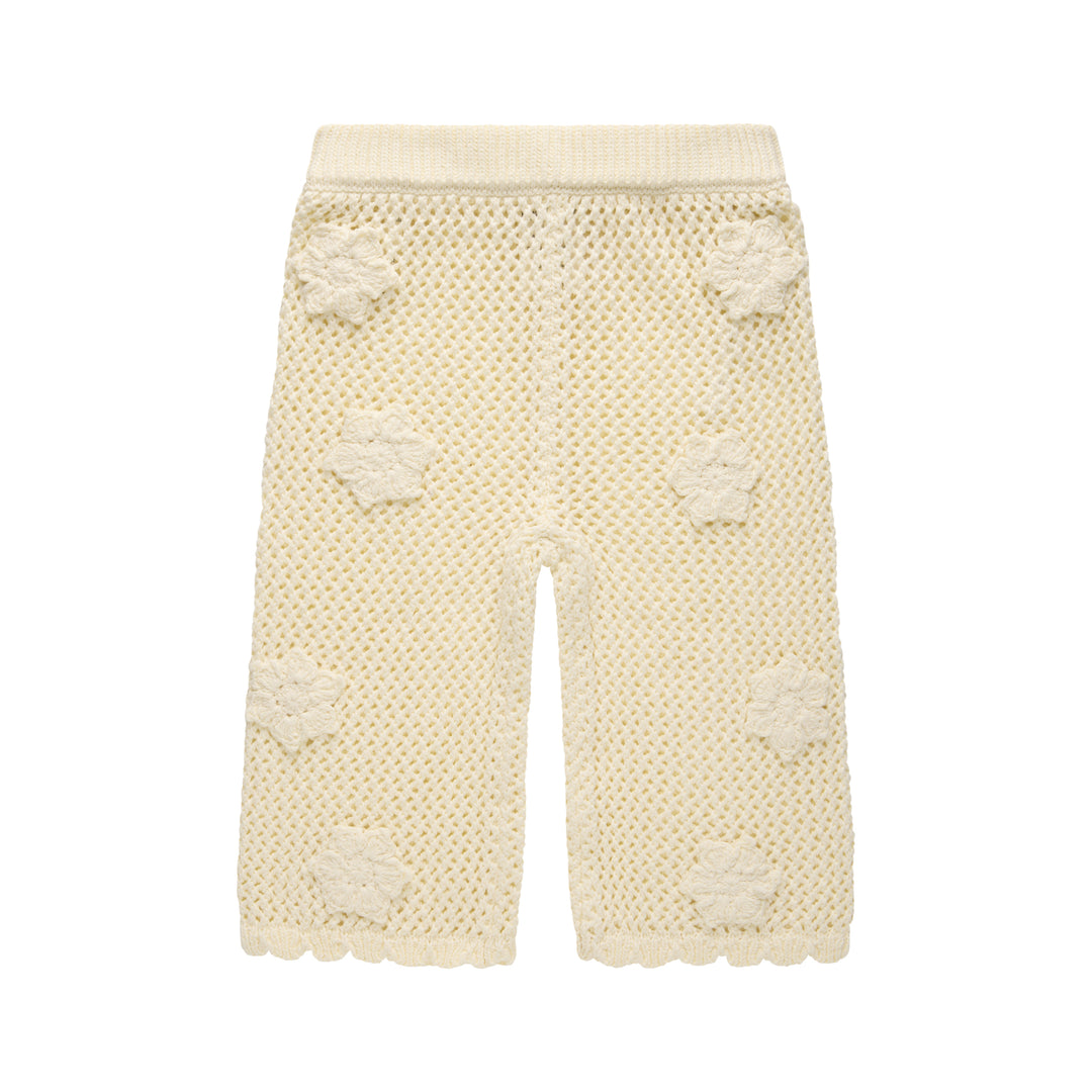 Crochet Flair Pant - Vanilla