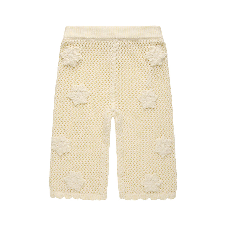 Crochet Flair Pant - Vanilla