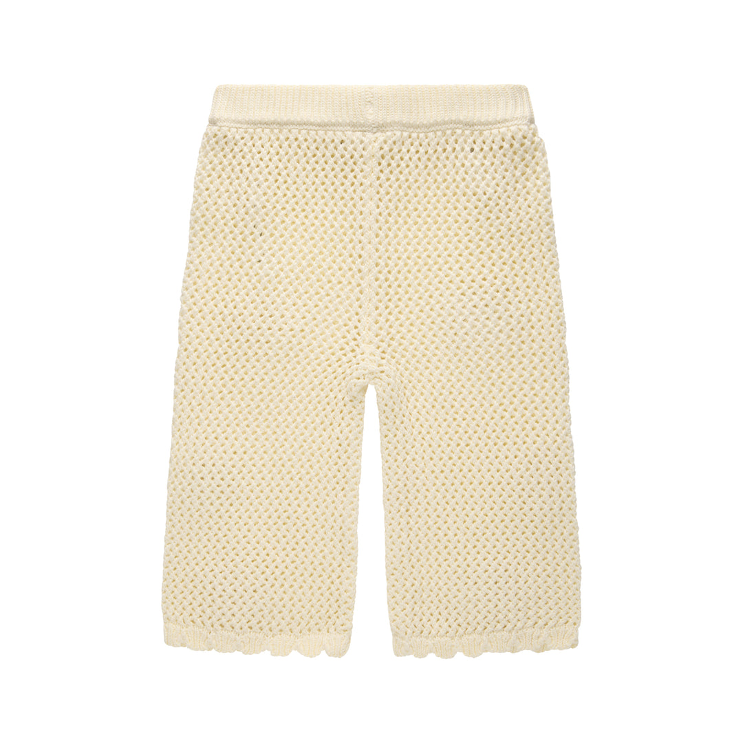 Crochet Flair Pant - Vanilla