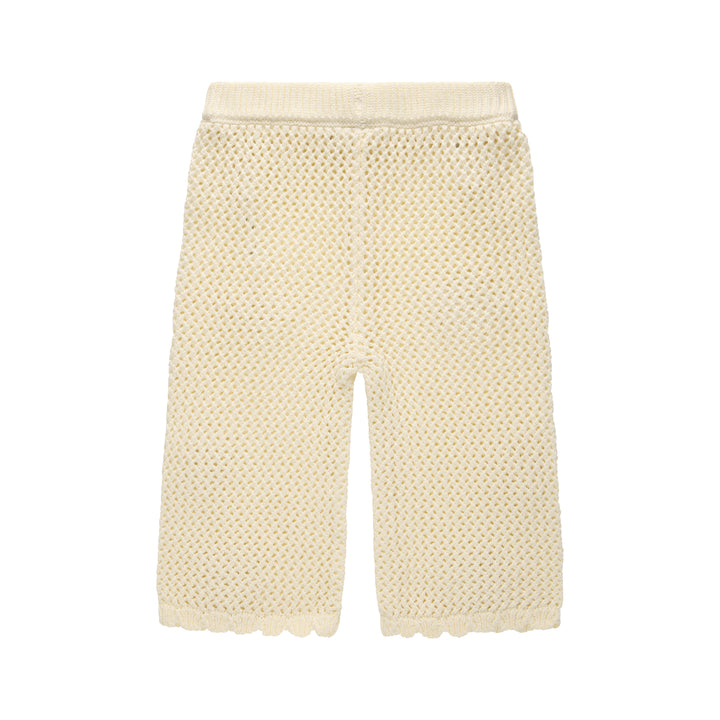 Crochet Flair Pant - Vanilla