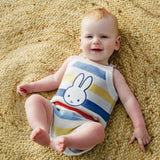 Miffy Knit Romper - Multi Stripe