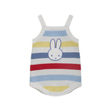 Miffy Knit Romper - Multi Stripe