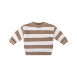 Knit Stripe Jumper - Mocha Stripe